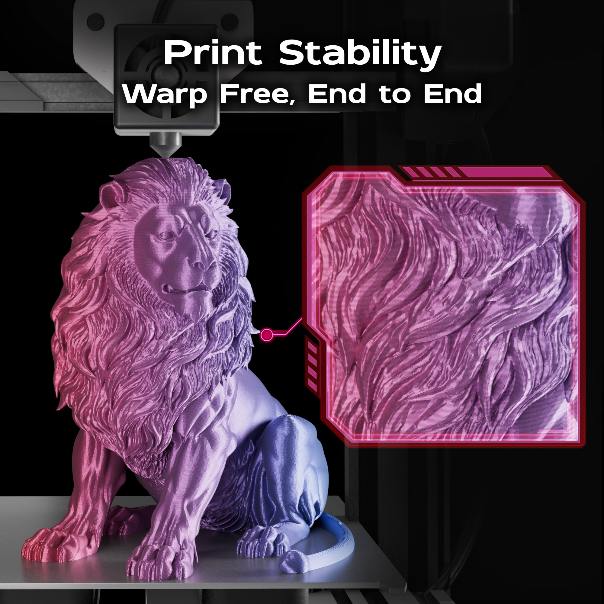 Sapphire Ignite (Blue Red) Bi Silk PLA 1kg