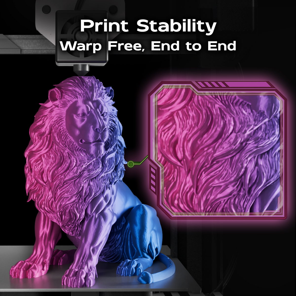 Aurora Drift (Blue Rose Red) Bi Silk PLA 1kg
