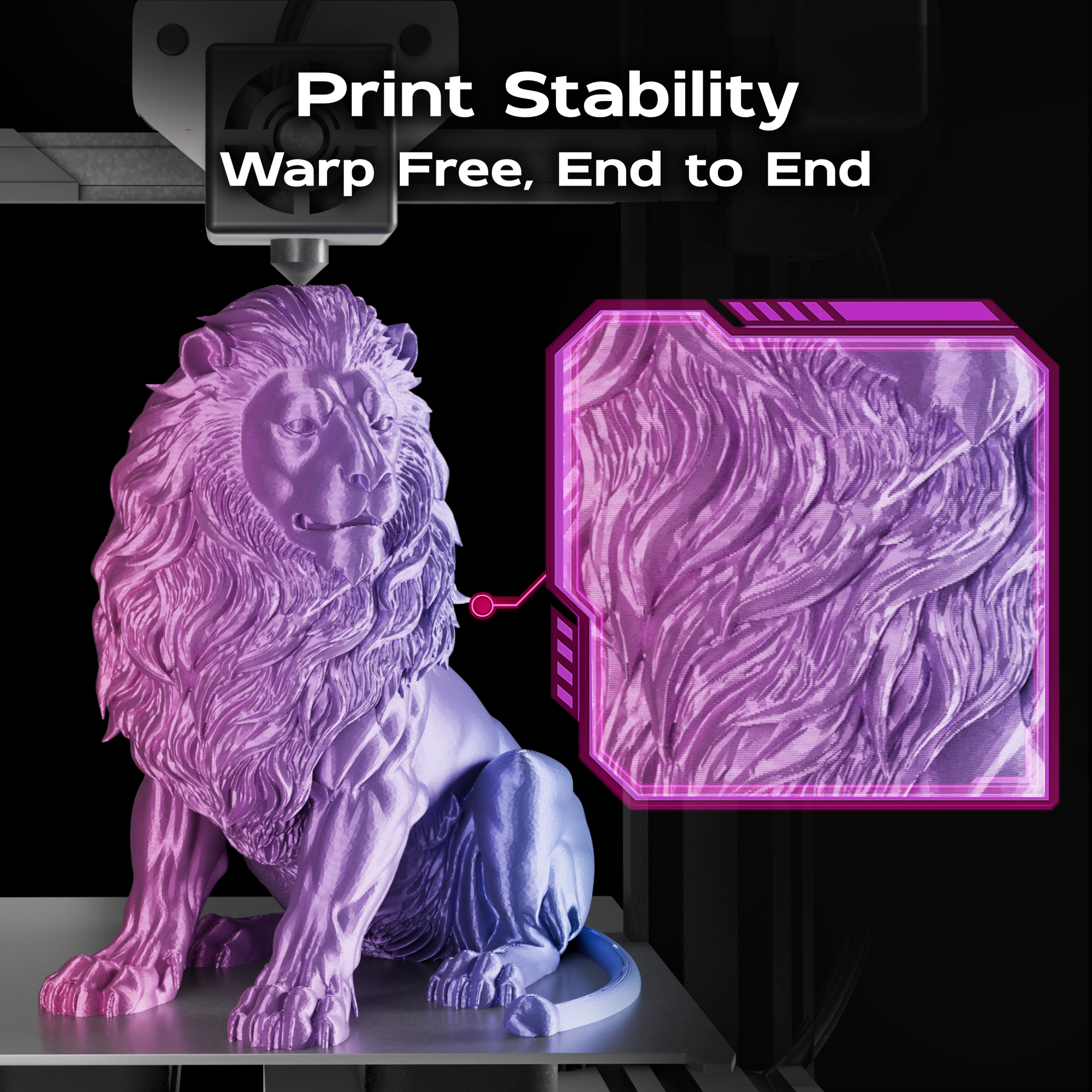 Aurora Drift (Blue Rose Red) Bi Silk PLA 1kg
