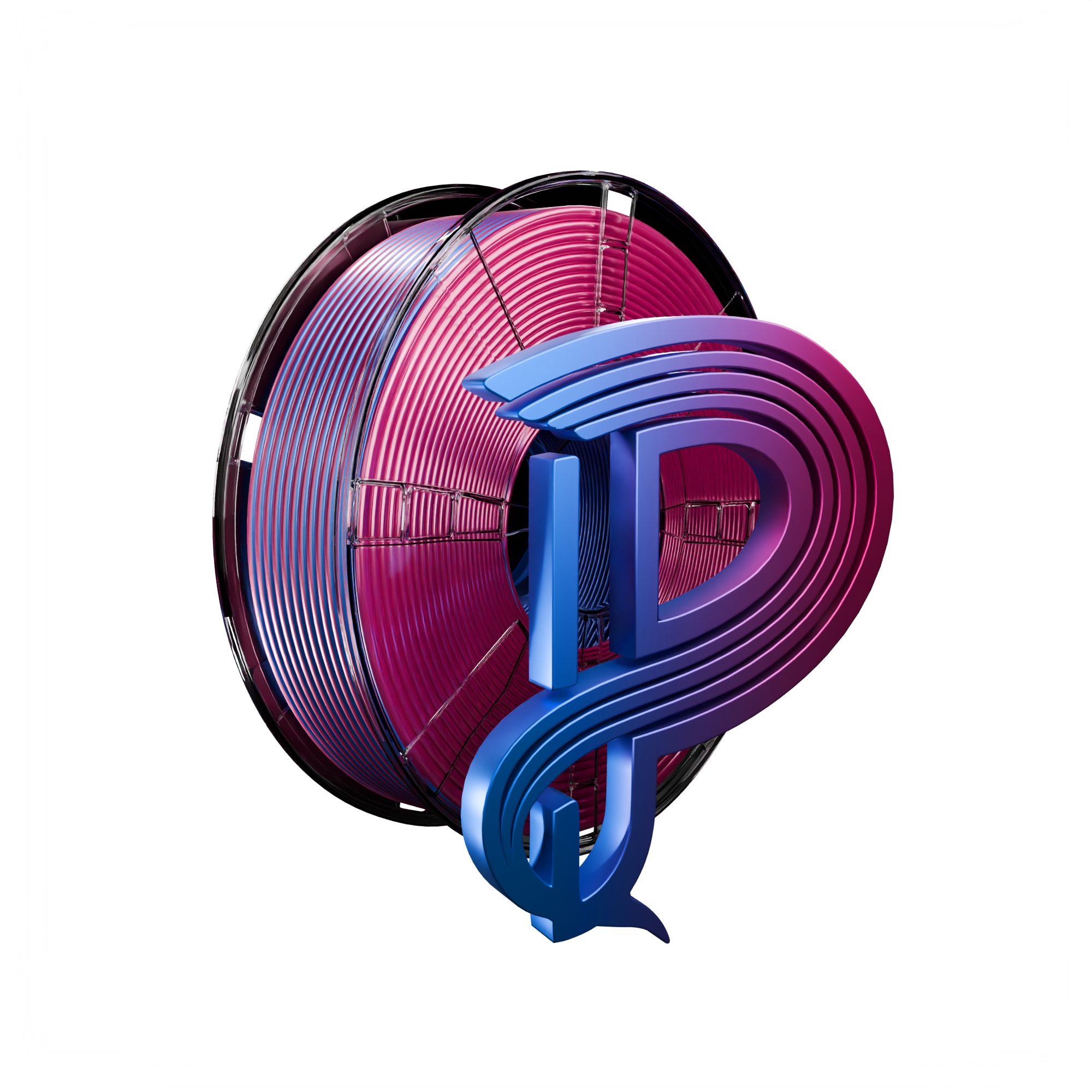 Eclipse Ruby (Blue Red Wine) Bi Silk PLA 1kg Main image
