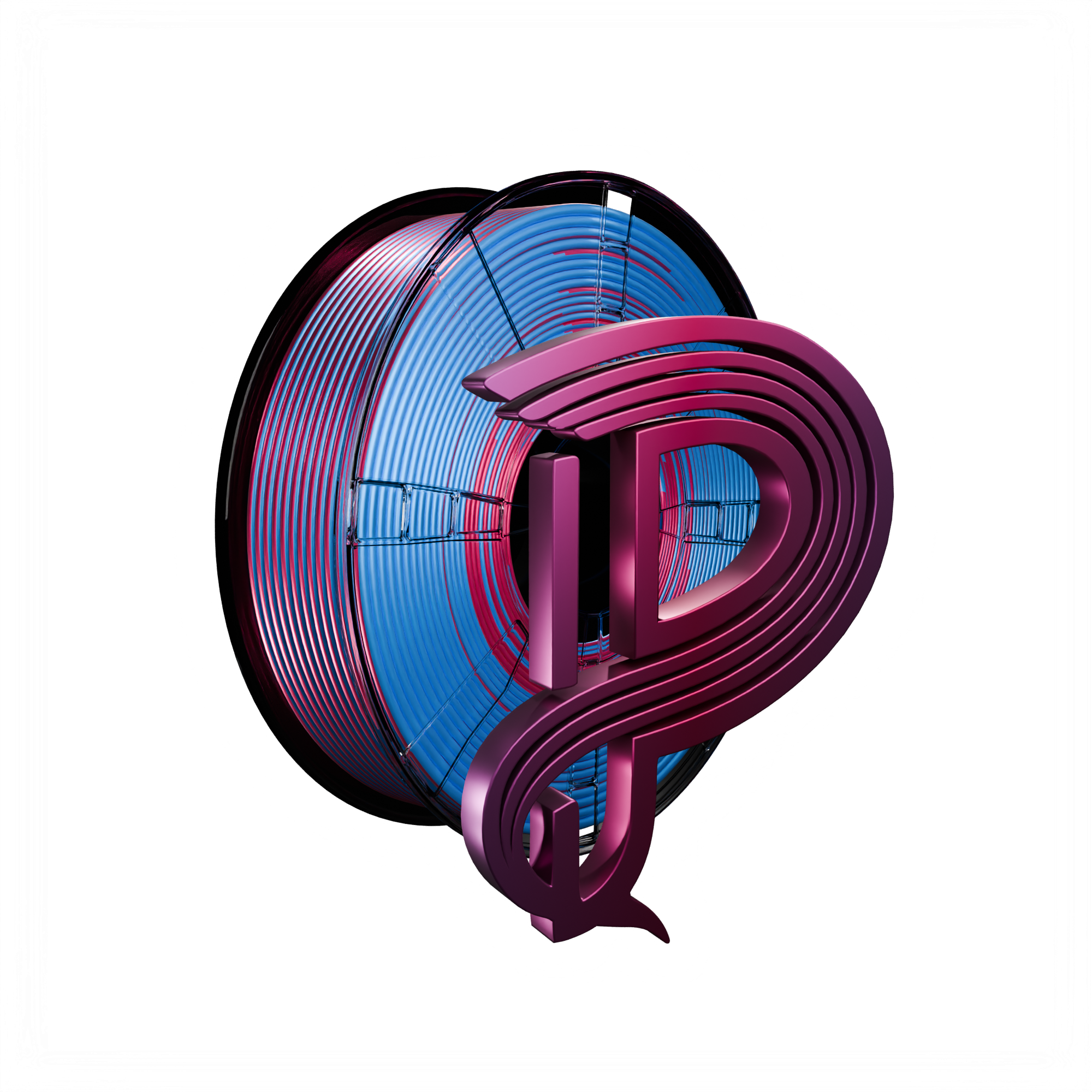 Eclipse Ruby (Blue Red Wine) Bi Silk PLA 1kg Main image