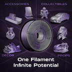Celestial Violet (Silver Purple) Bi Silk PLA 1kg
