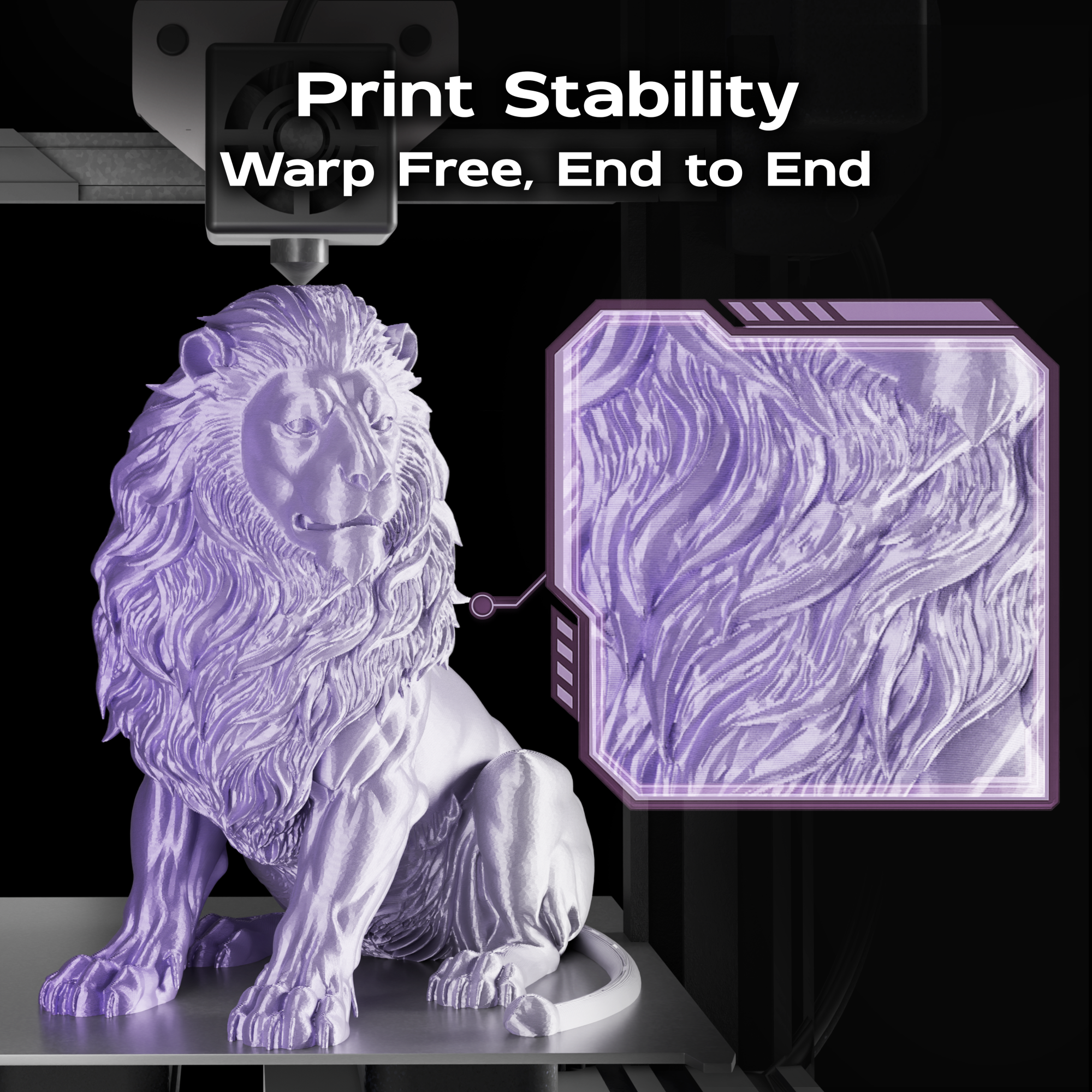 Celestial Violet (Silver Purple) Bi Silk PLA 1kg