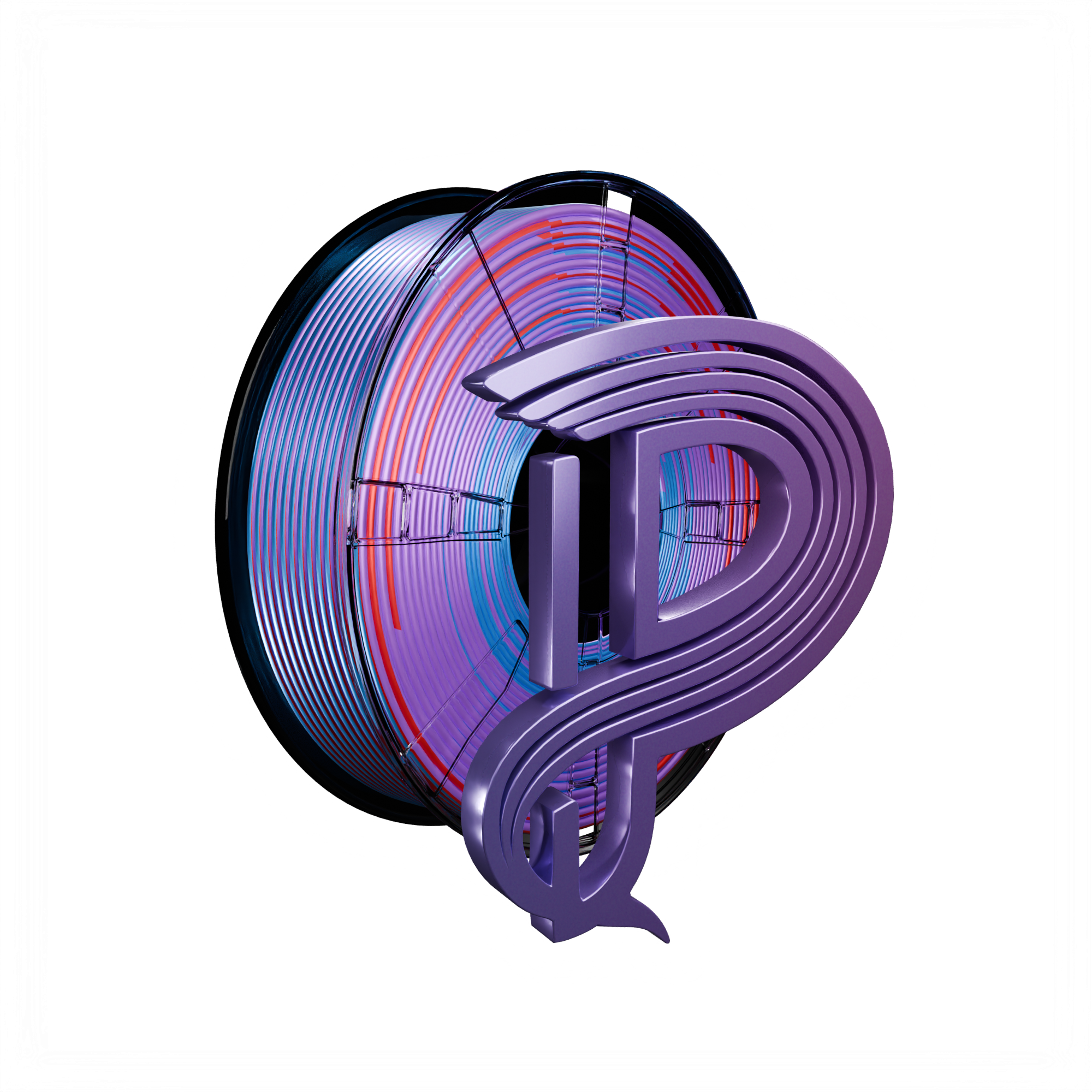 Royal Nebula (Red Purple Blue) Shiny Gradient PLA 1kg