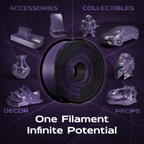 Violet Eclipse (Black Purple) Shiny Gradient PLA 1kg