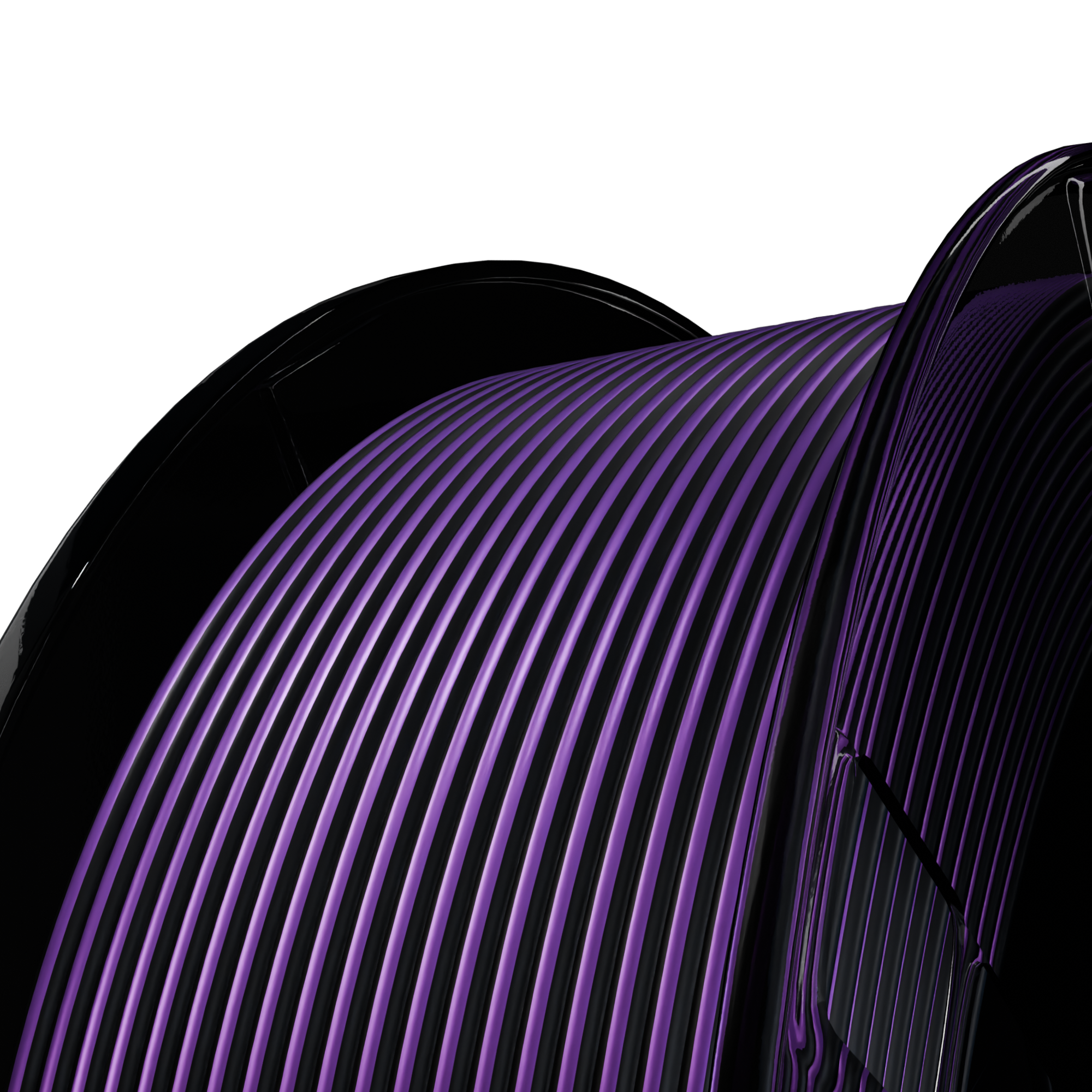 Violet Eclipse (Black Purple) Shiny Gradient PLA 1kg Secondary image