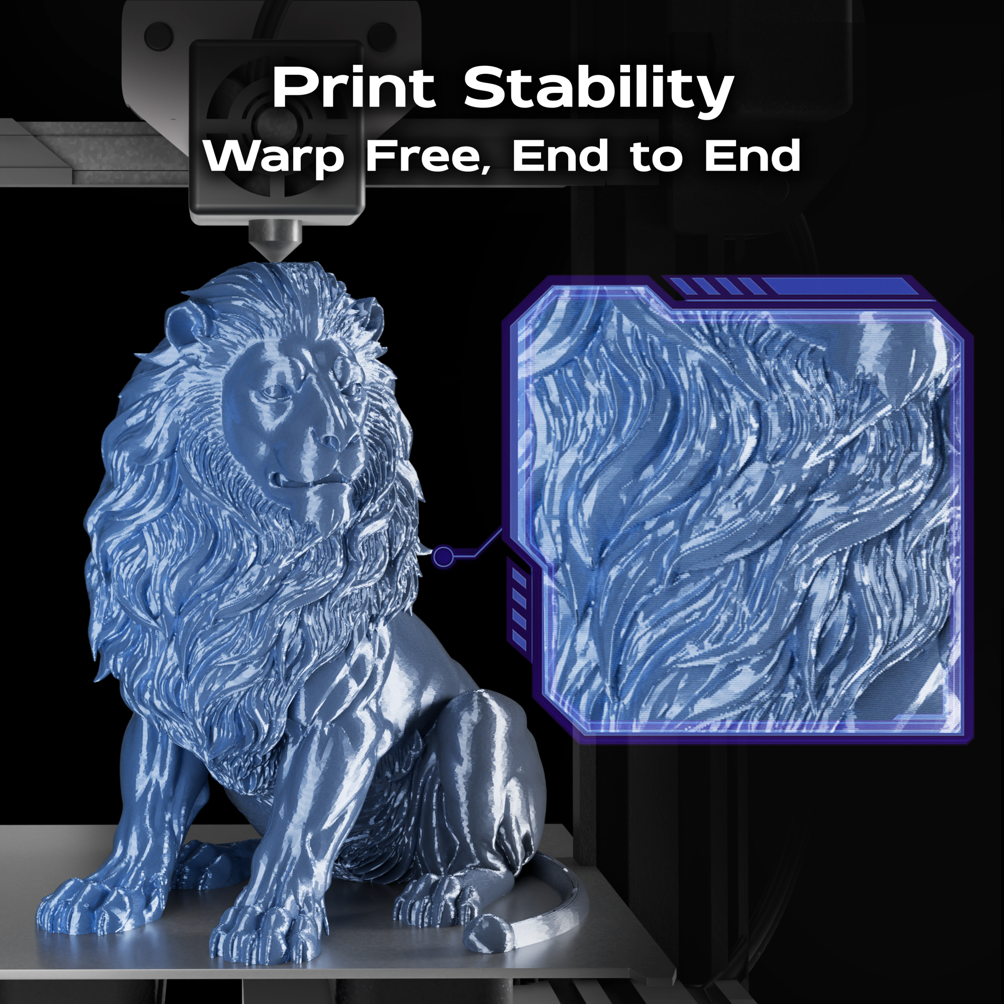 Midnight Nova (Black Blue) Shiny Gradient PLA 1kg