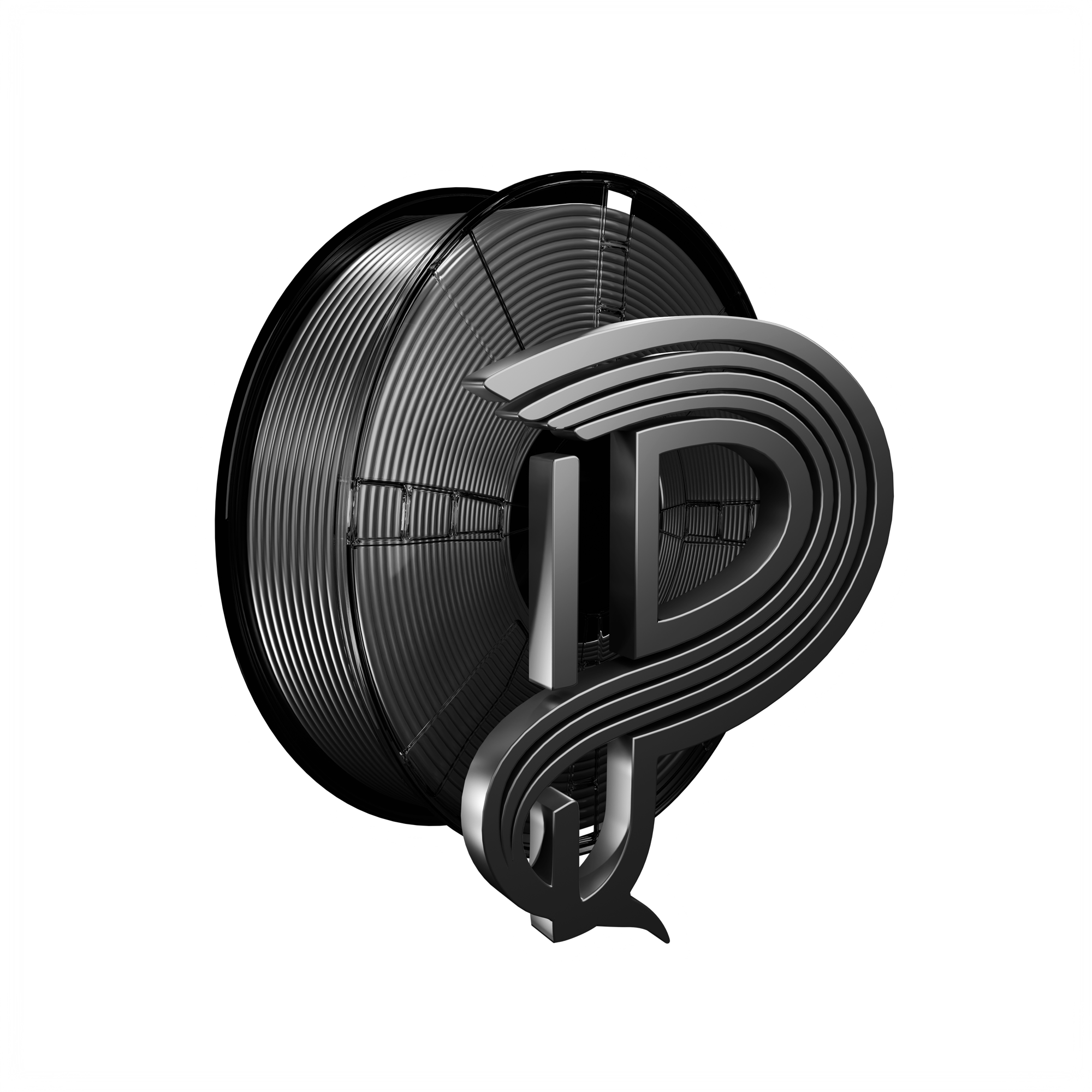 Obsidian Black Silk PLA 1kg Main image