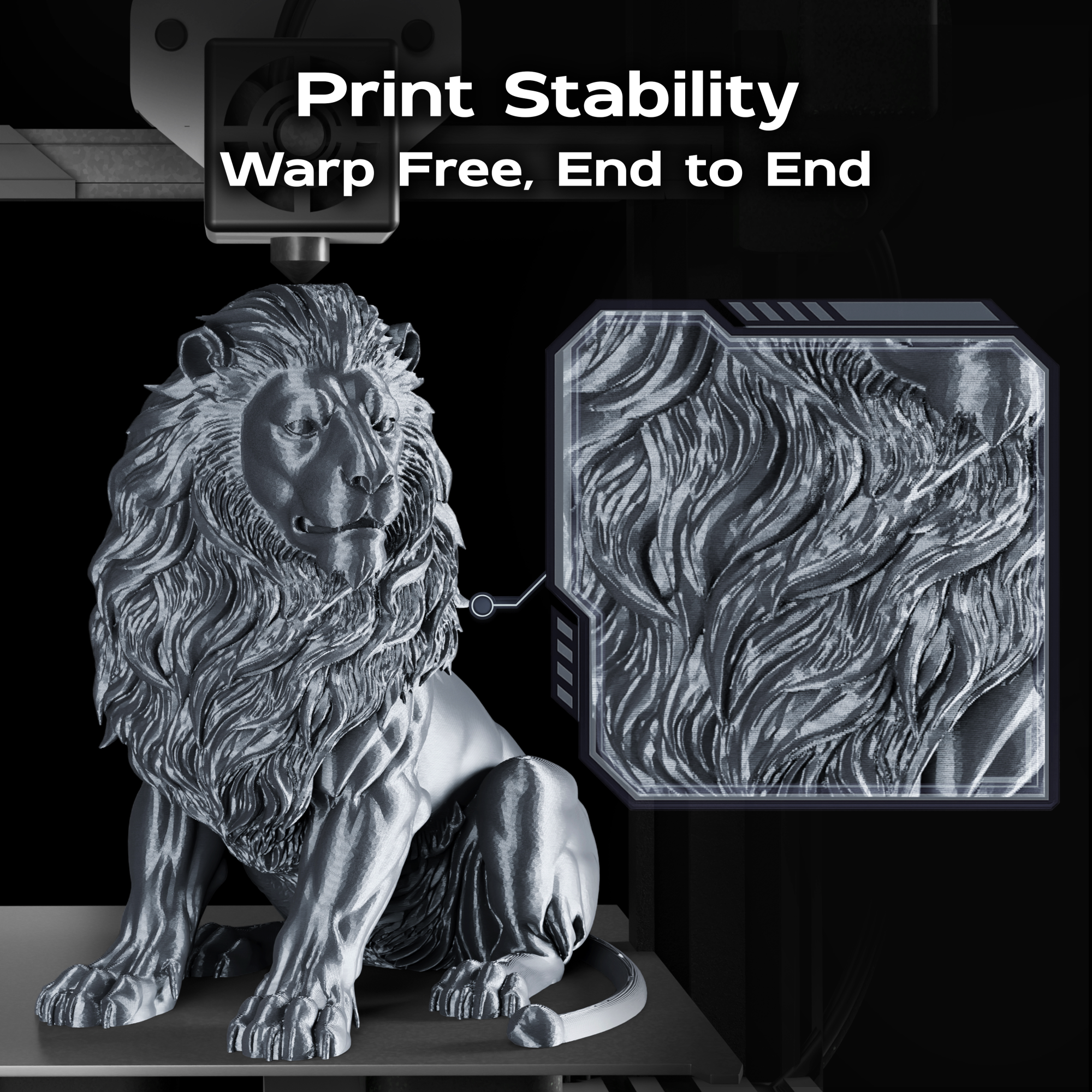 Titanium Grey Silk PLA 1kg