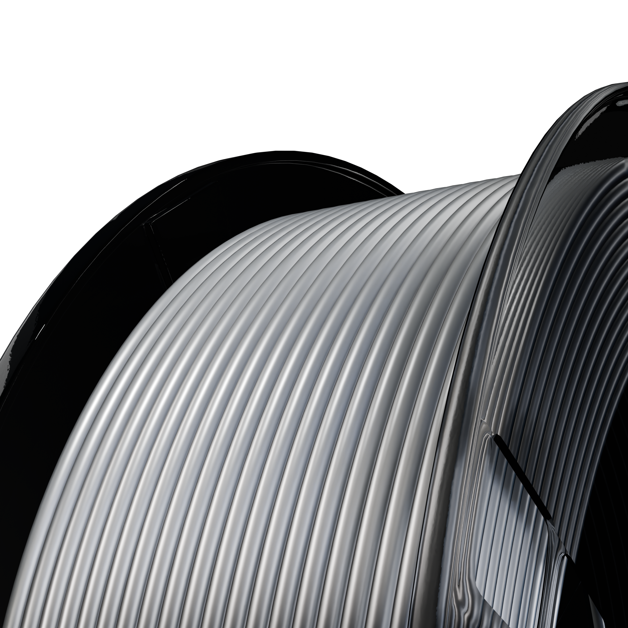 Brushed Steel Silk PLA 1kg