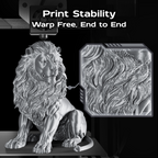 Bright Silver Silk PLA 1kg
