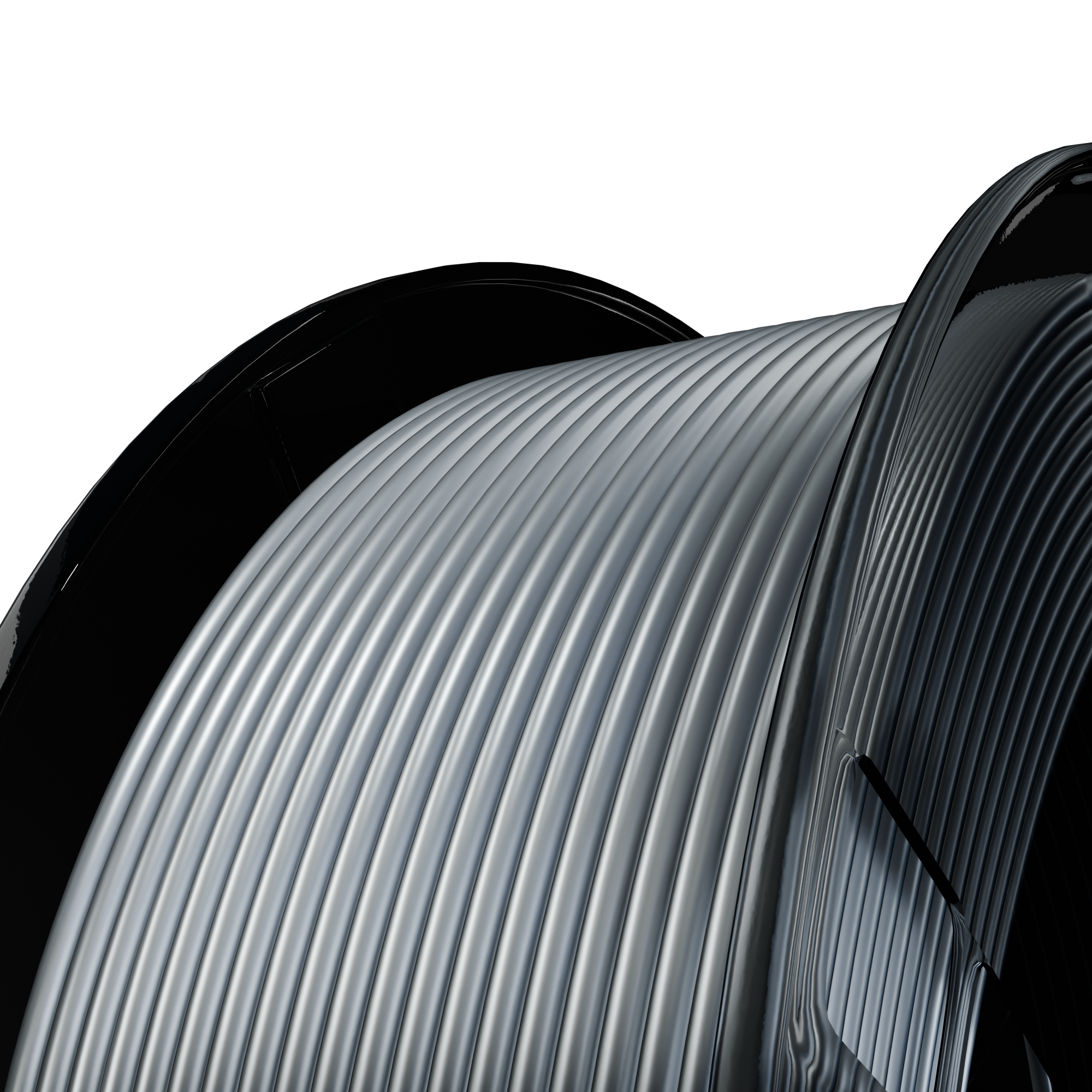 Bright Silver Silk PLA 1kg