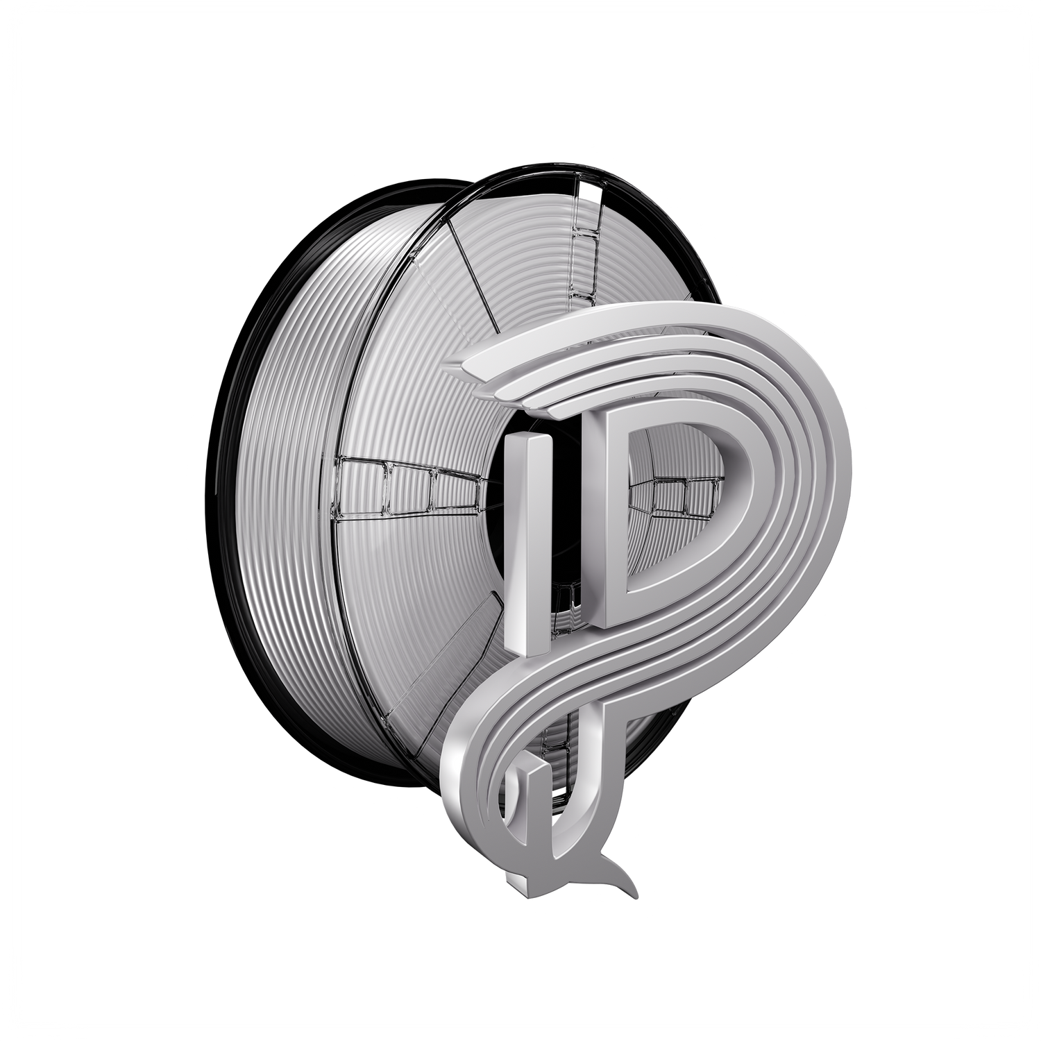 Silk 3D printing filament with glossy finish