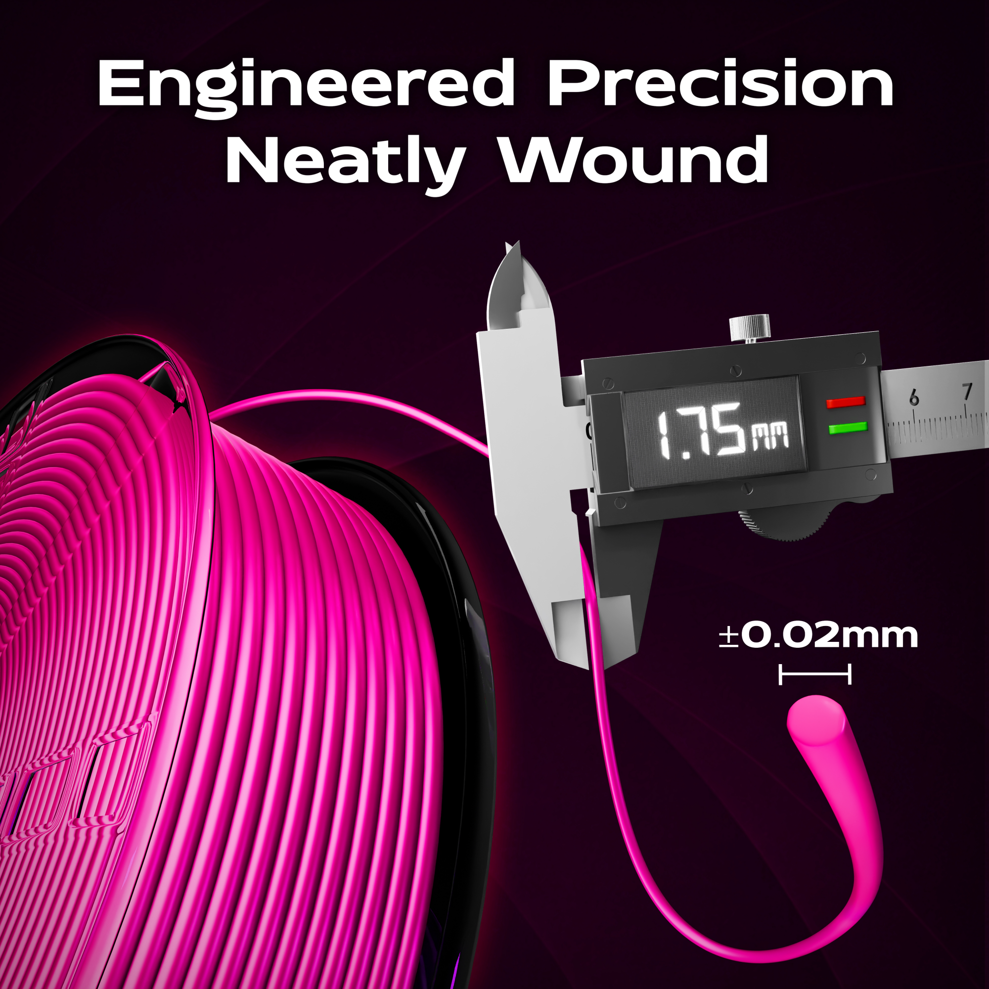 Fuchsia Pink Silk PLA 1kg