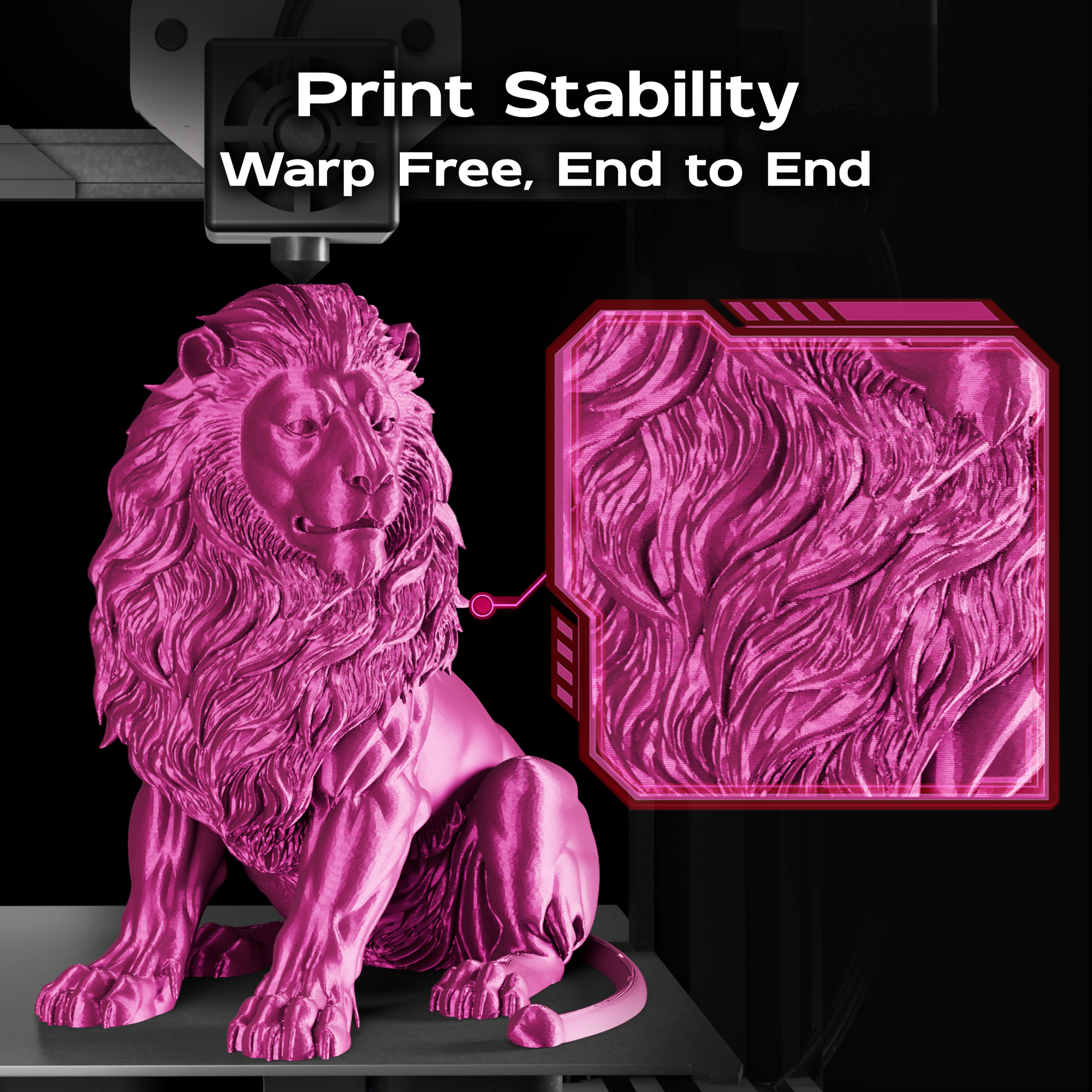 Fuchsia Pink Silk PLA 1kg