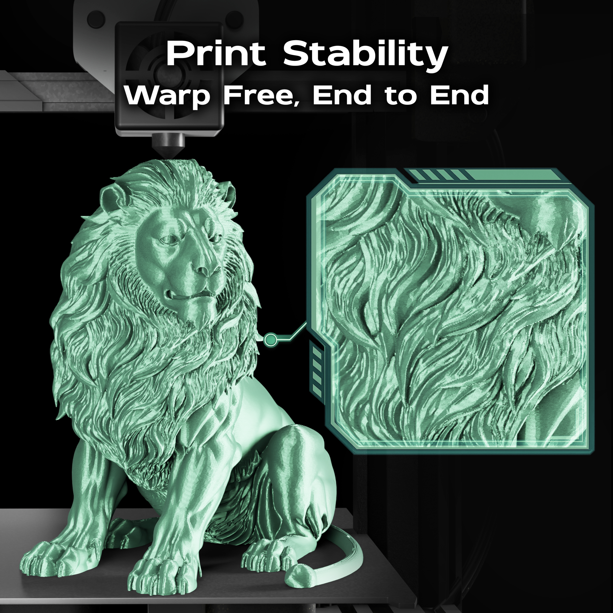 Fresh Mint Silk PLA 1kg