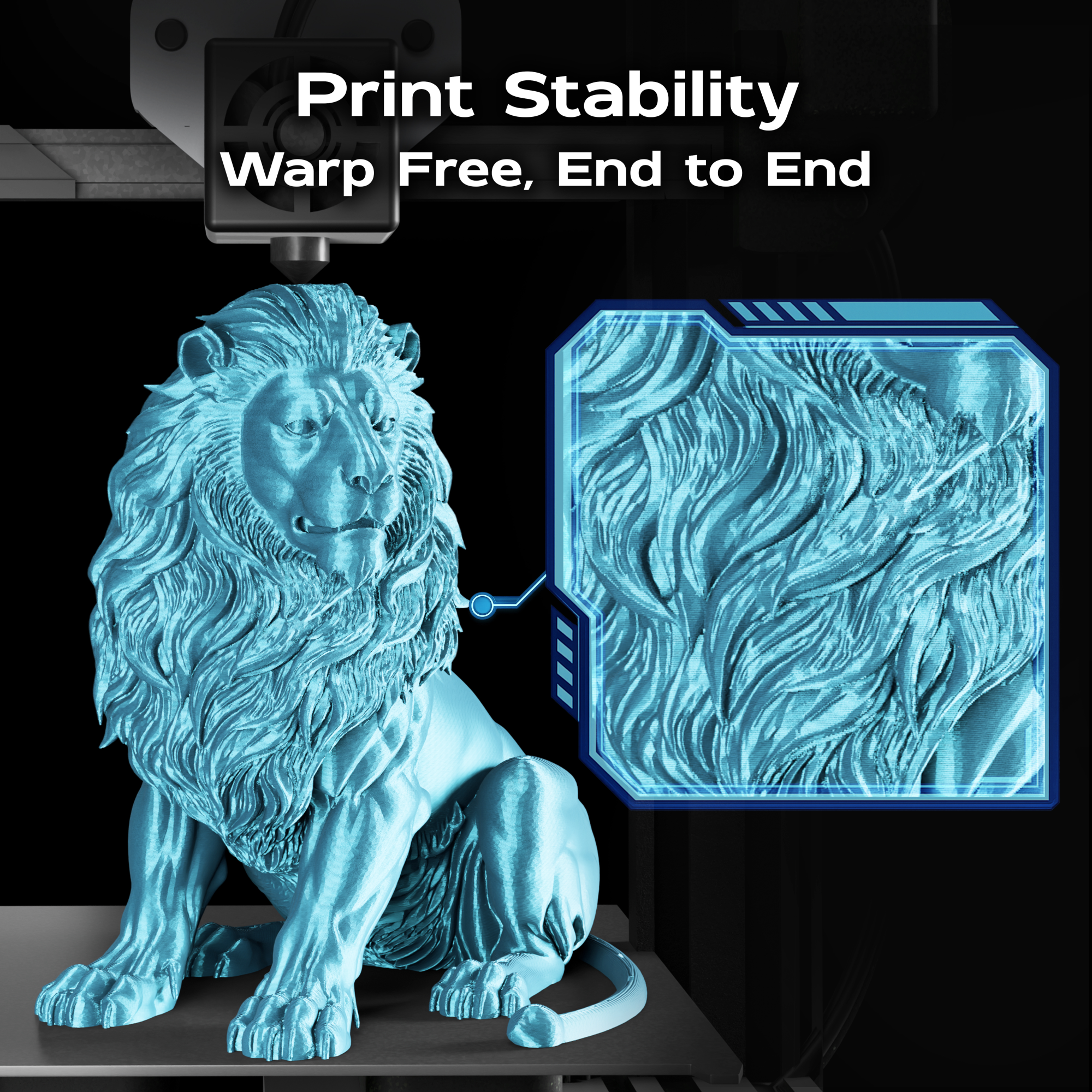 Sky Blue Silk PLA 1kg