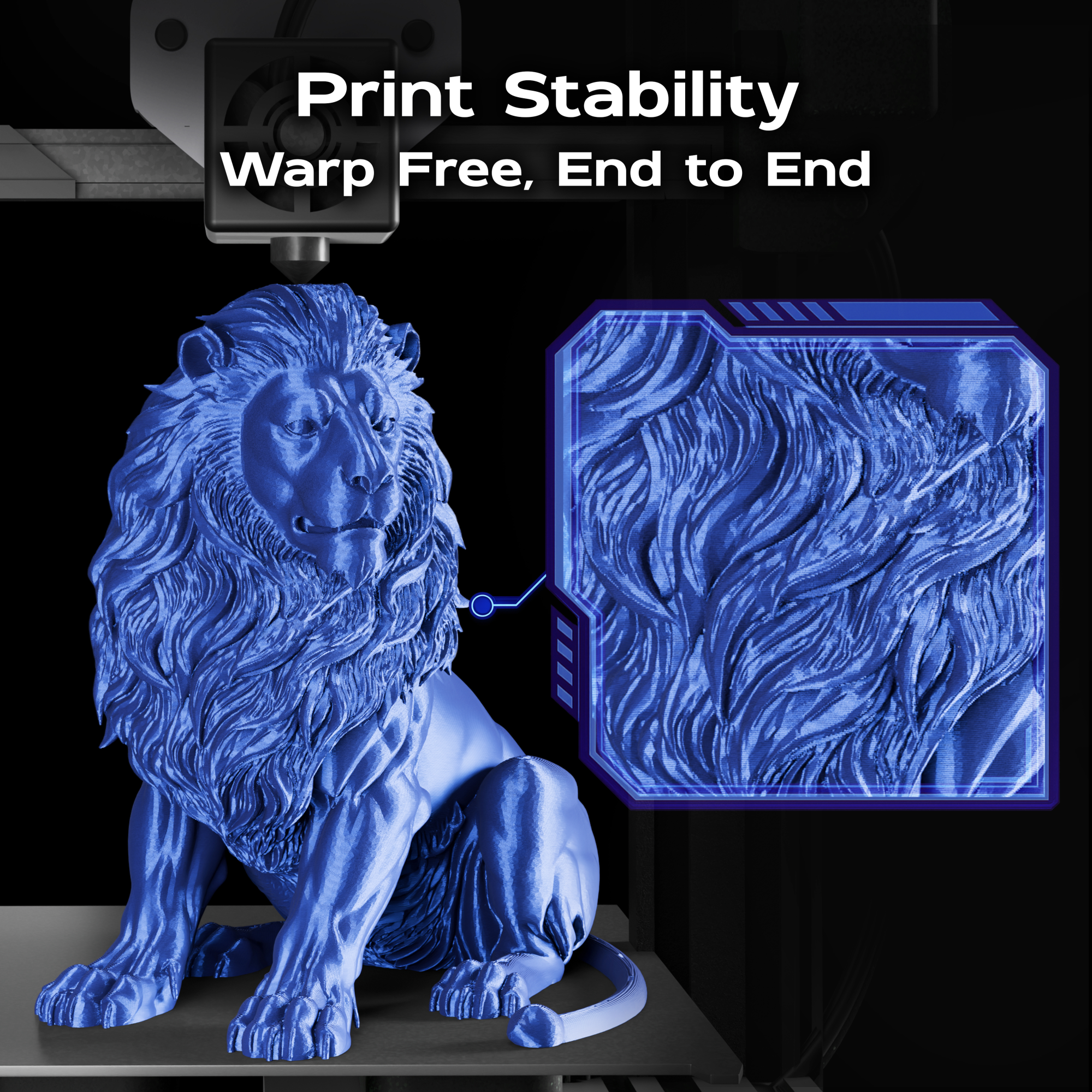 Royal Blue Silk PLA 1kg