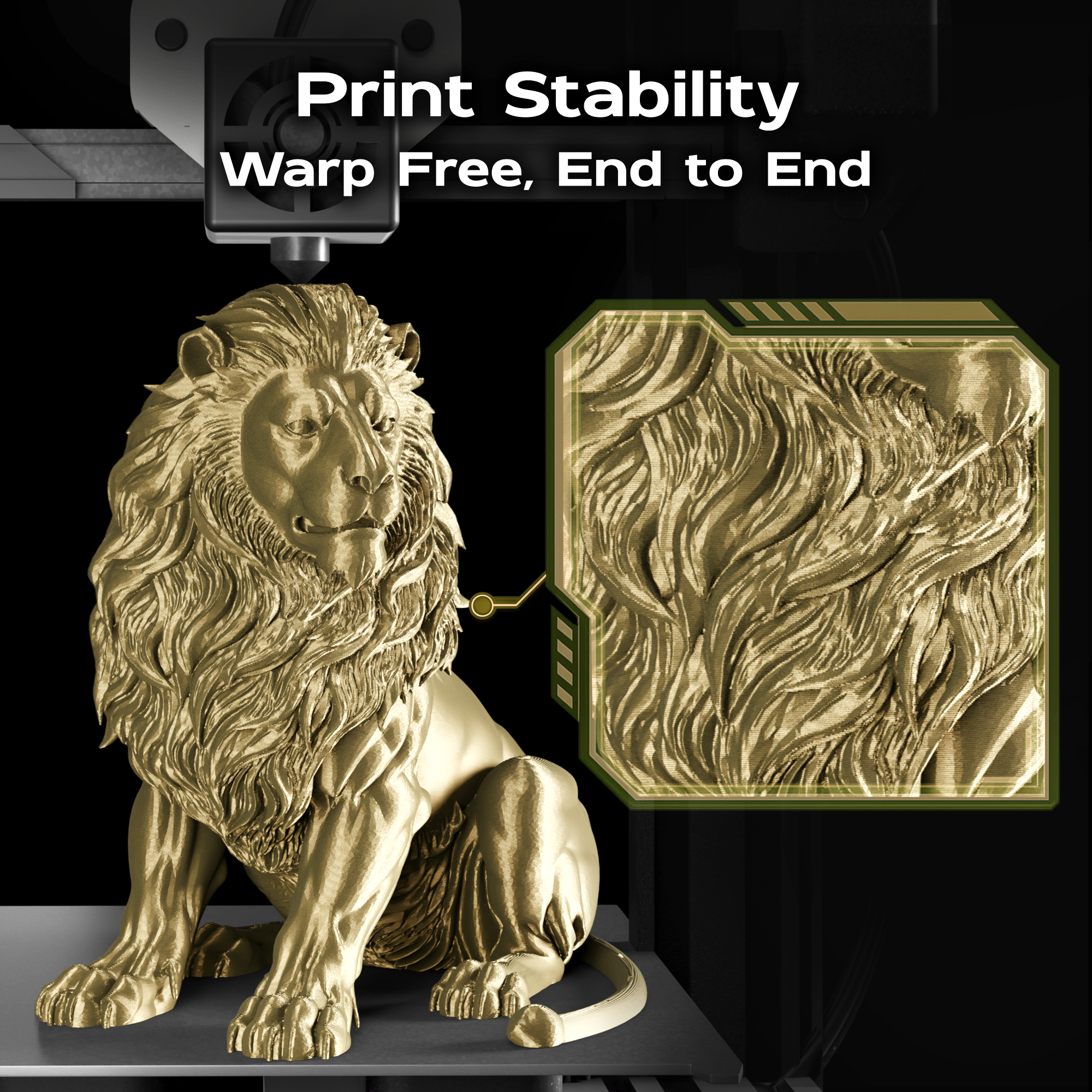 Antique Bronze Silk PLA1 kg
