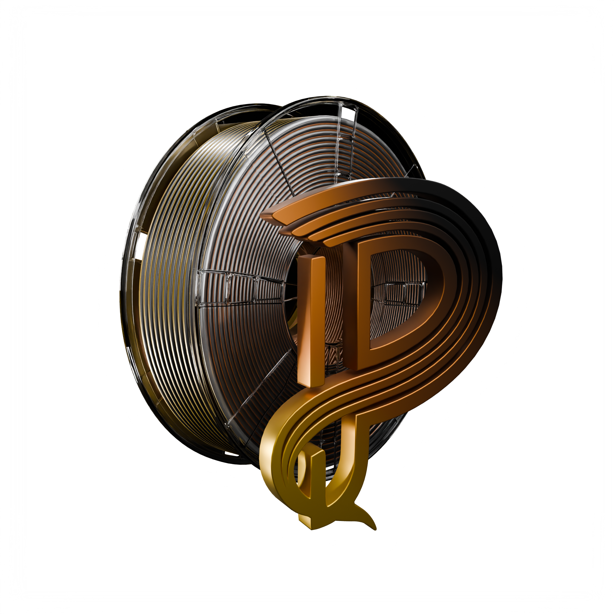 Obsidian Gold (Gold Copper Black) Tri Silk PLA 1kg