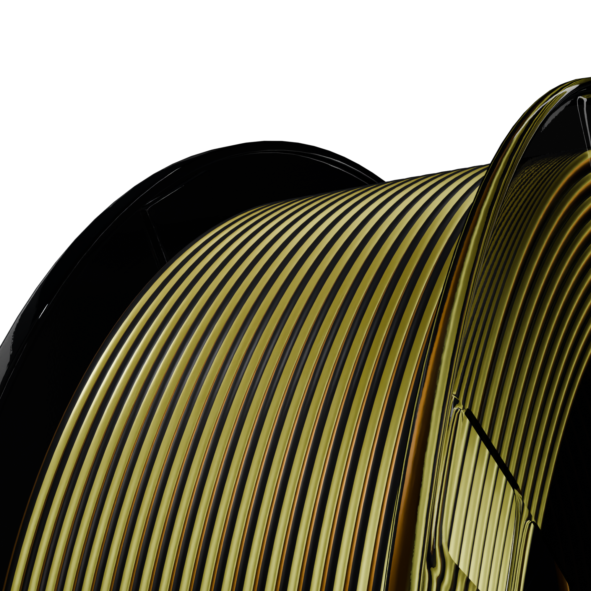 Obsidian Gold (Gold Copper Black) Tri Silk PLA 1kg