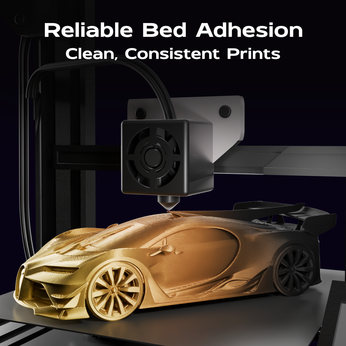 Obsidian Gold (Gold Copper Black) Tri Silk PLA 1kg