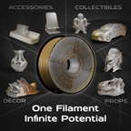 Royal Forge (Gold Silver Copper) Tri Silk PLA 1kg