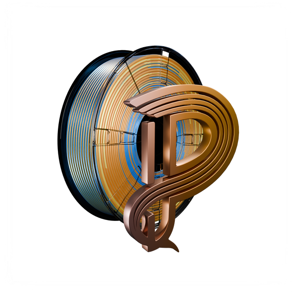 Golden Tide (Gold Copper Blue) Tri Silk PLA 1kg