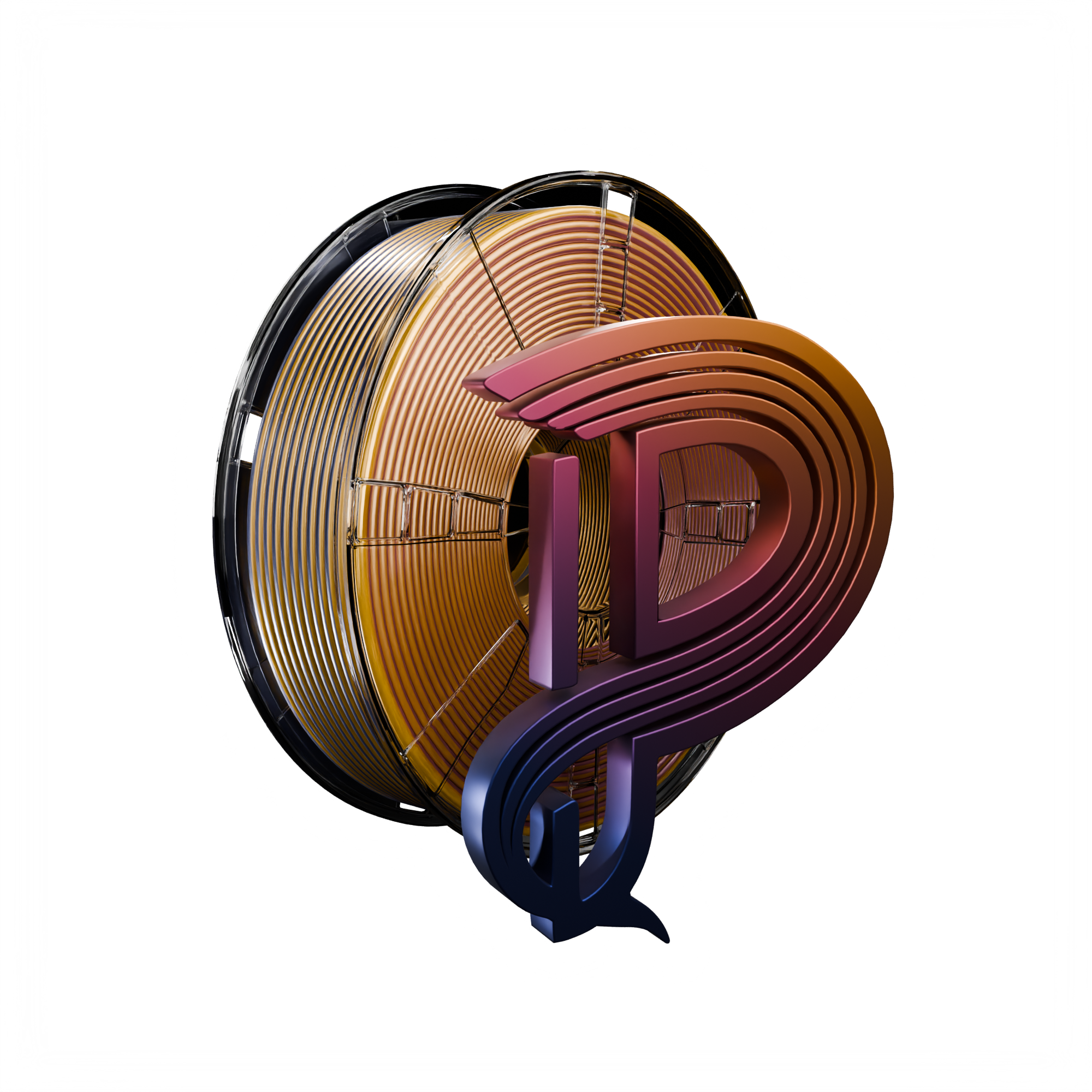 Solar Flare (Red Yellow Blue) Tri Silk PLA 1kg