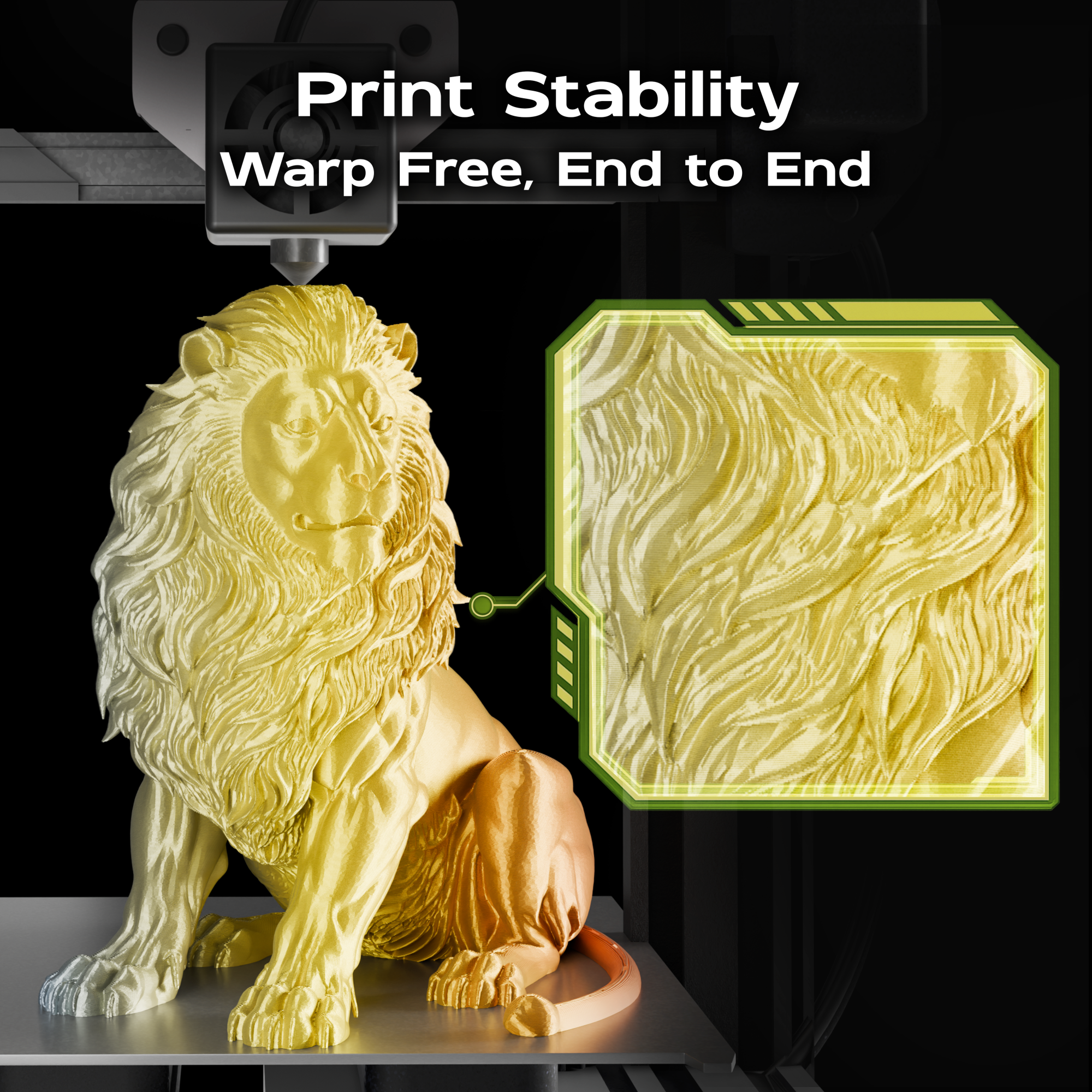 Solar Flare (Red Yellow Blue) Tri Silk PLA 1kg