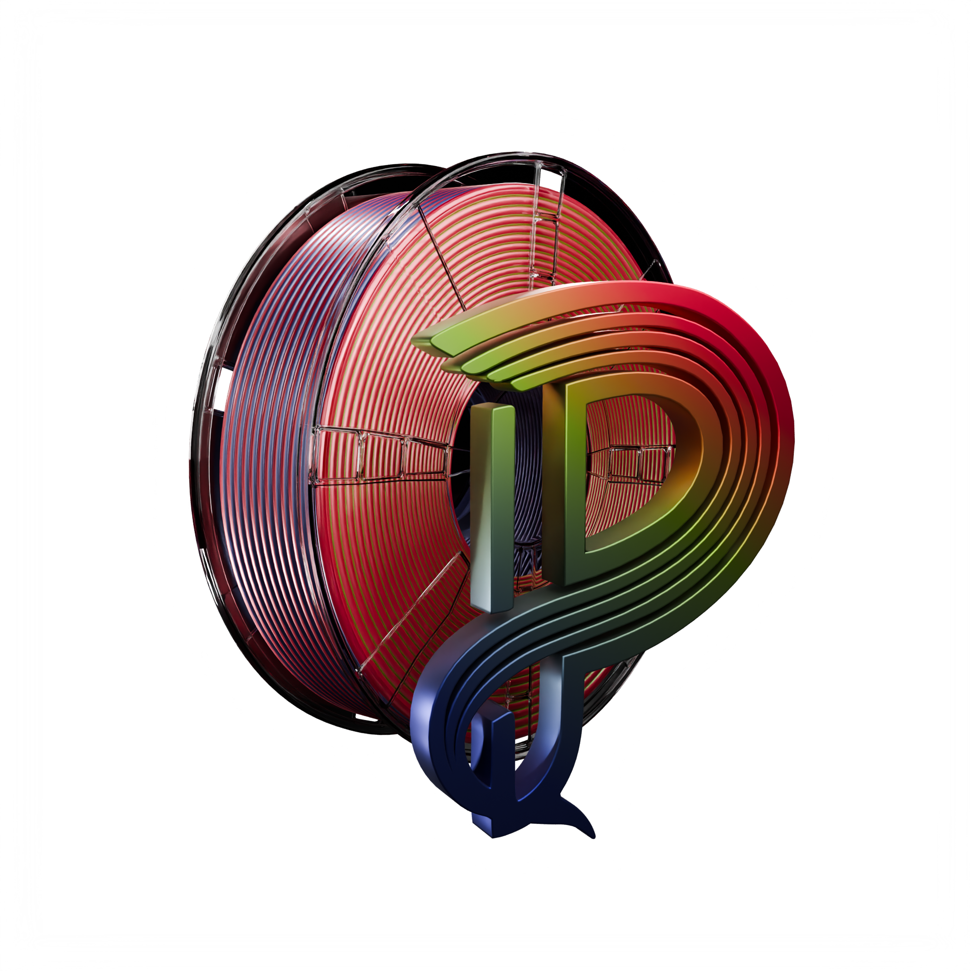 Crimson Grove (Dark Red Blue Green) Tri Silk PLA 1kg