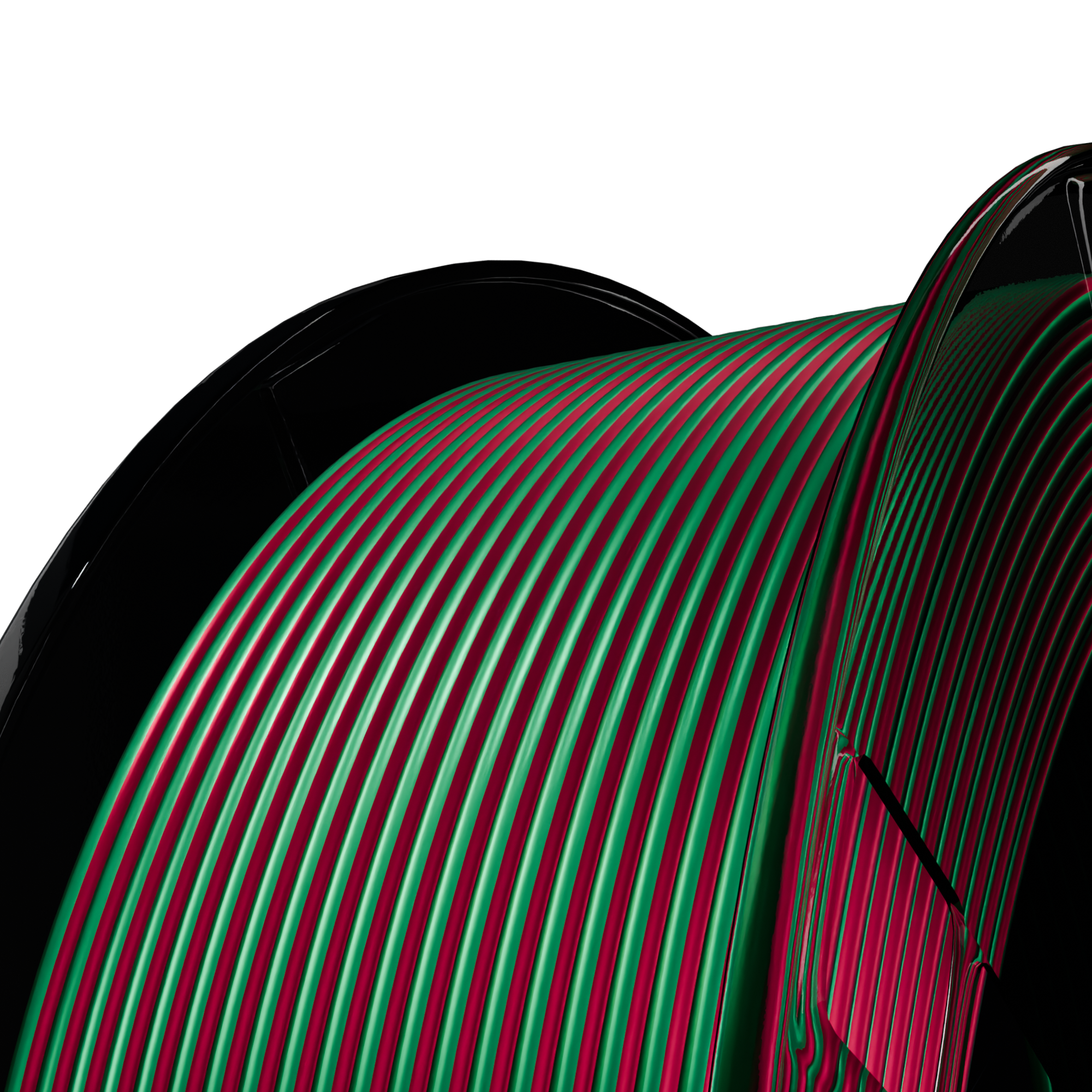 Crimson Grove (Dark Red Blue Green) Tri Silk PLA 1kg
