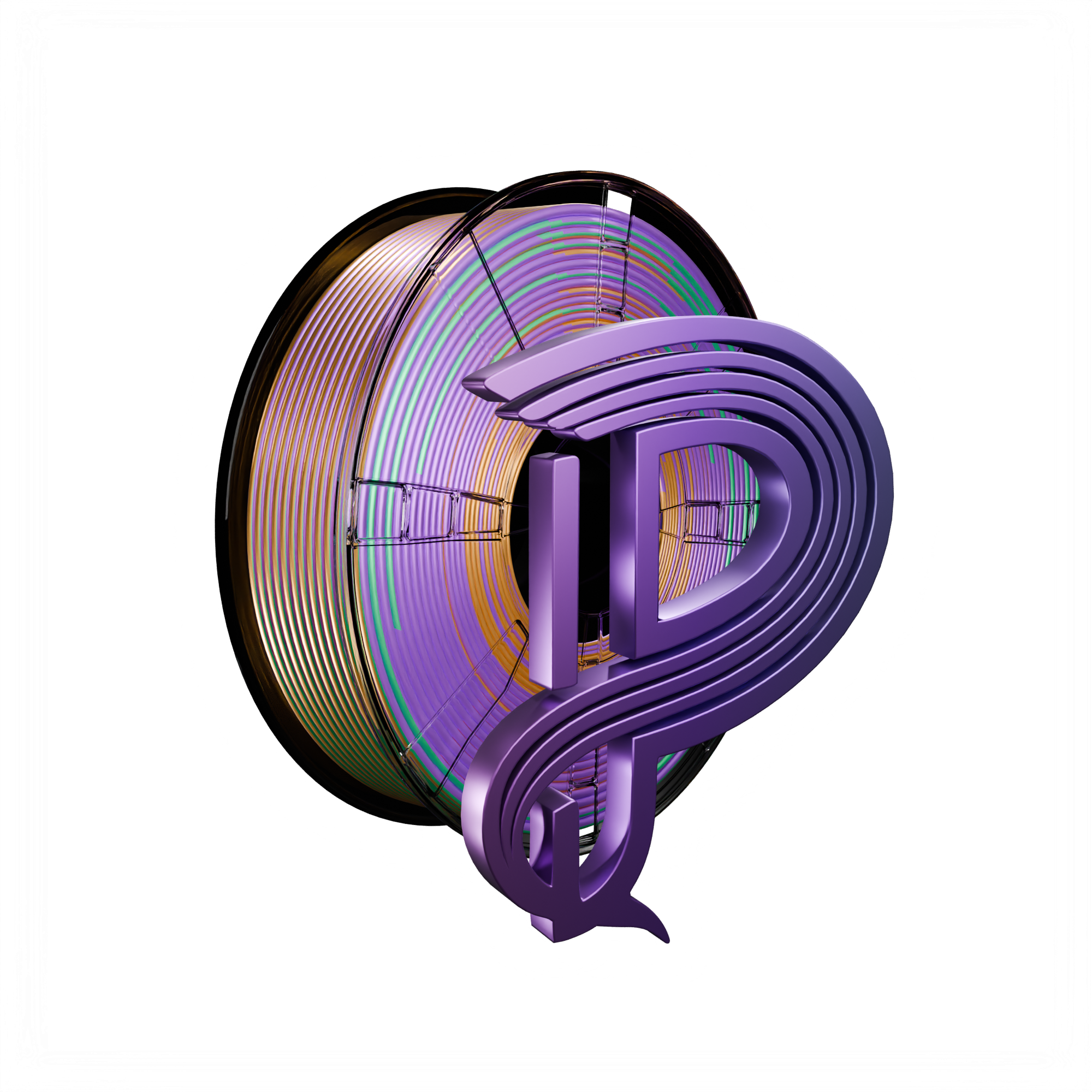 Terra Bloom (Green Purple Copper) Tri Silk PLA 1kg