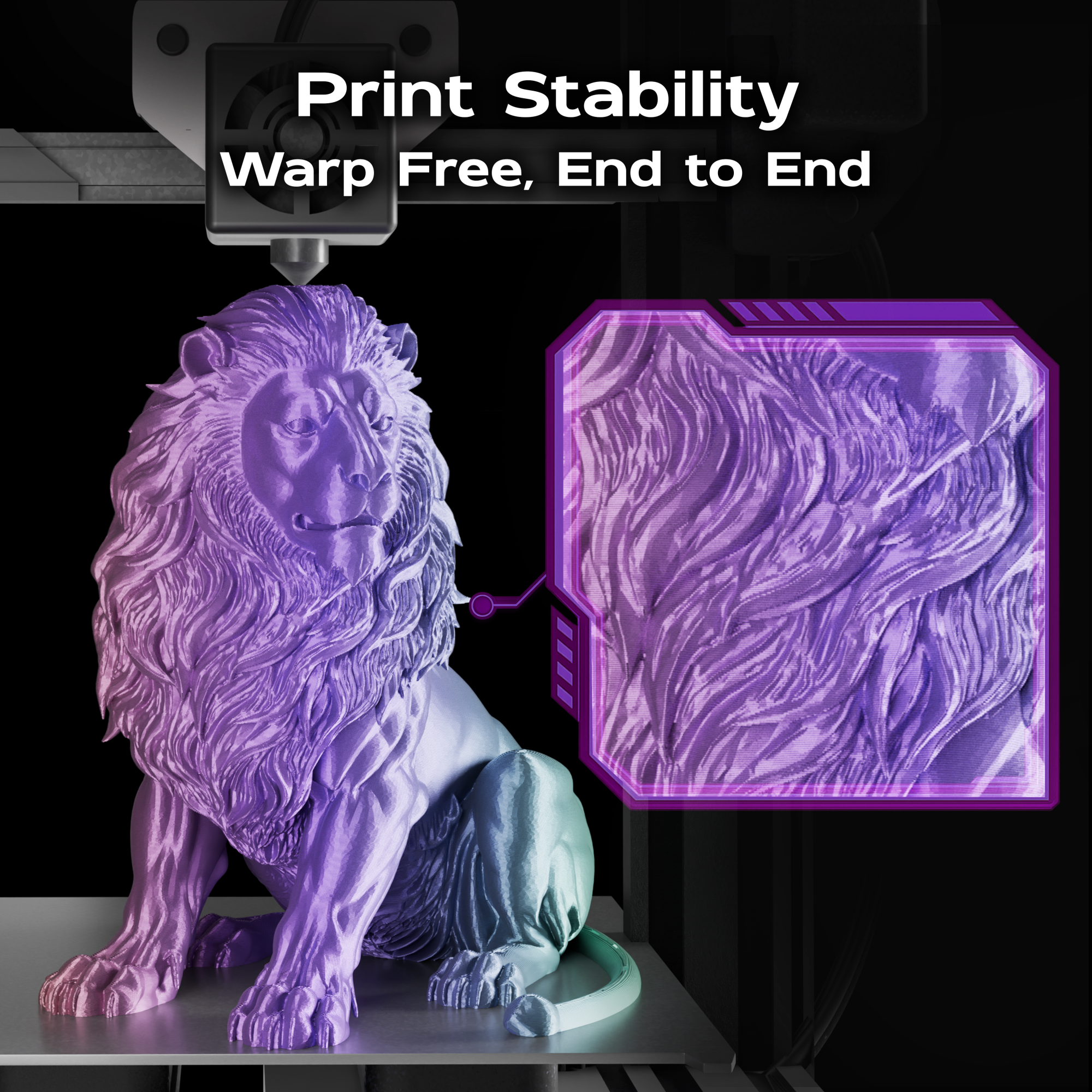 Terra Bloom (Green Purple Copper) Tri Silk PLA 1kg