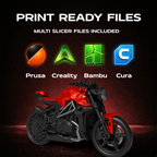 MV Agusta Motorcycle 3D Print Model