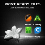 Jasmine Flower 3D Print Model