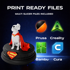 Superdog DC Character 3D Print Model