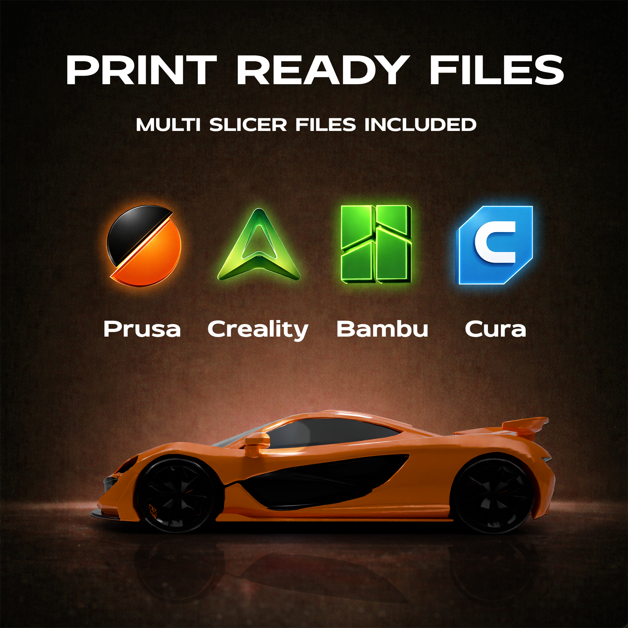 McLaren P1 Supercar 3D Print Model