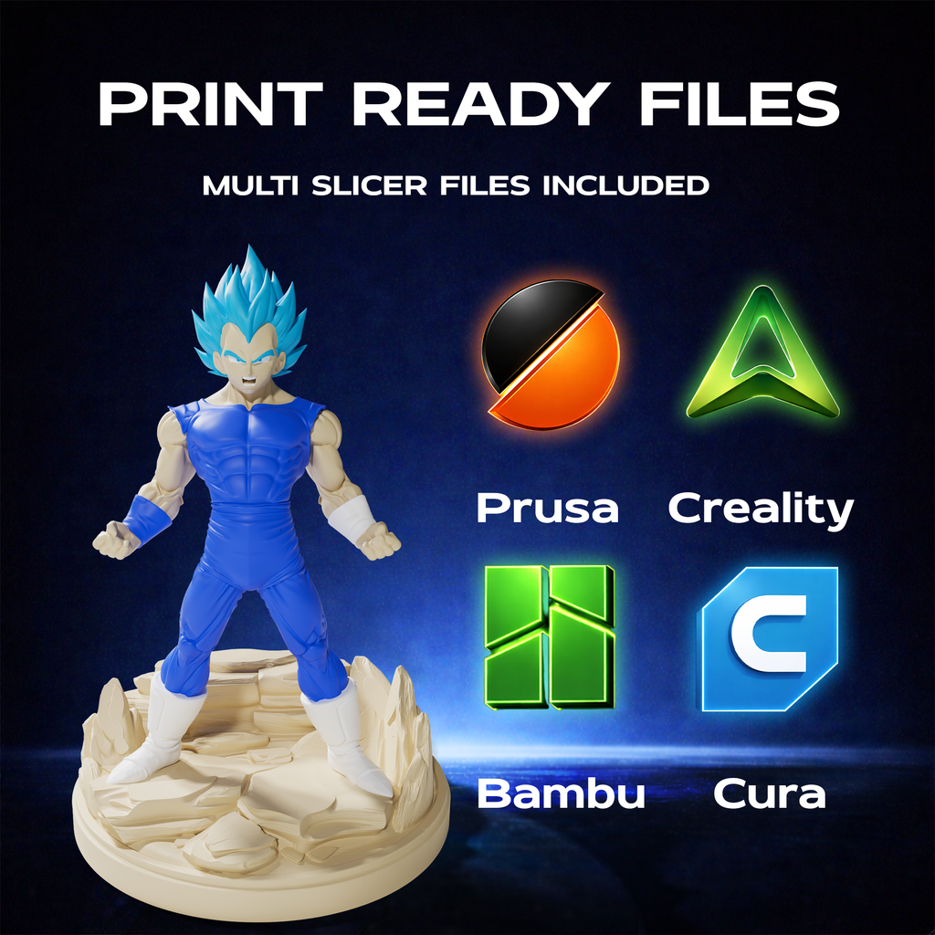 Vegeta Dragon Ball 3D Print Model