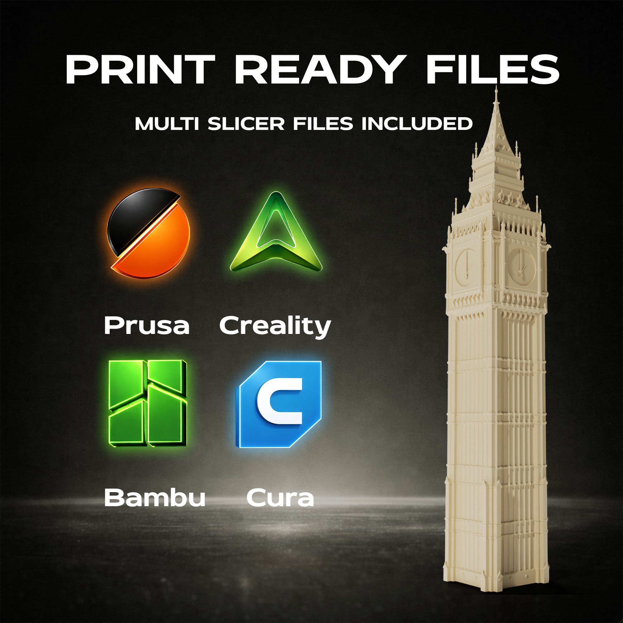 Big Ben Monument 3D Print Model