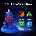 Superman DC Character 3D Print Model