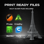 Eiffel Tower Monument 3D Print Model