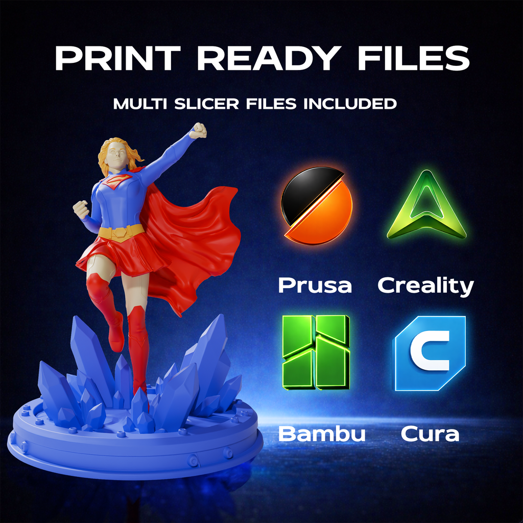 Supergirl DC Character 3D Print Model