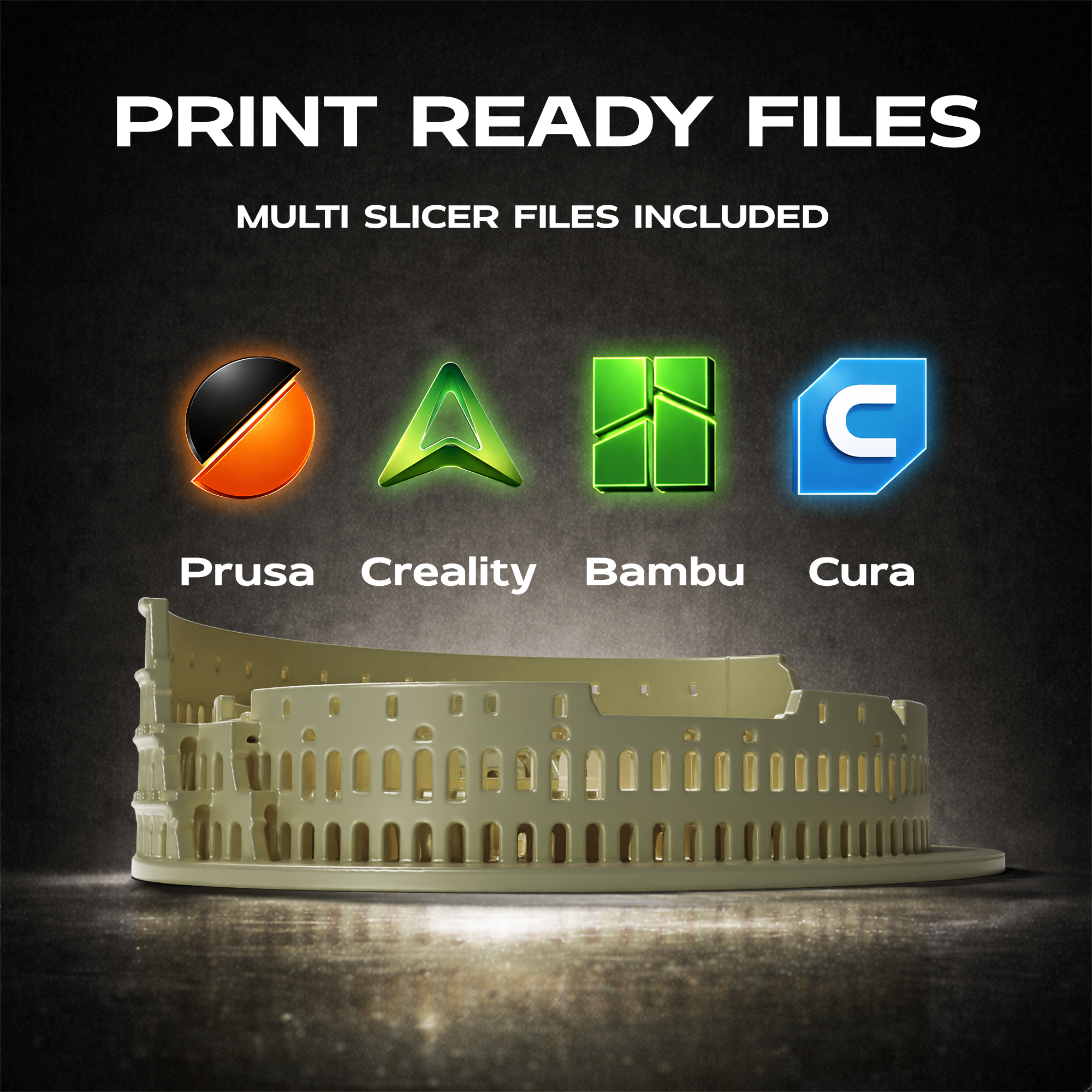 Colosseum Monument 3D Print Model