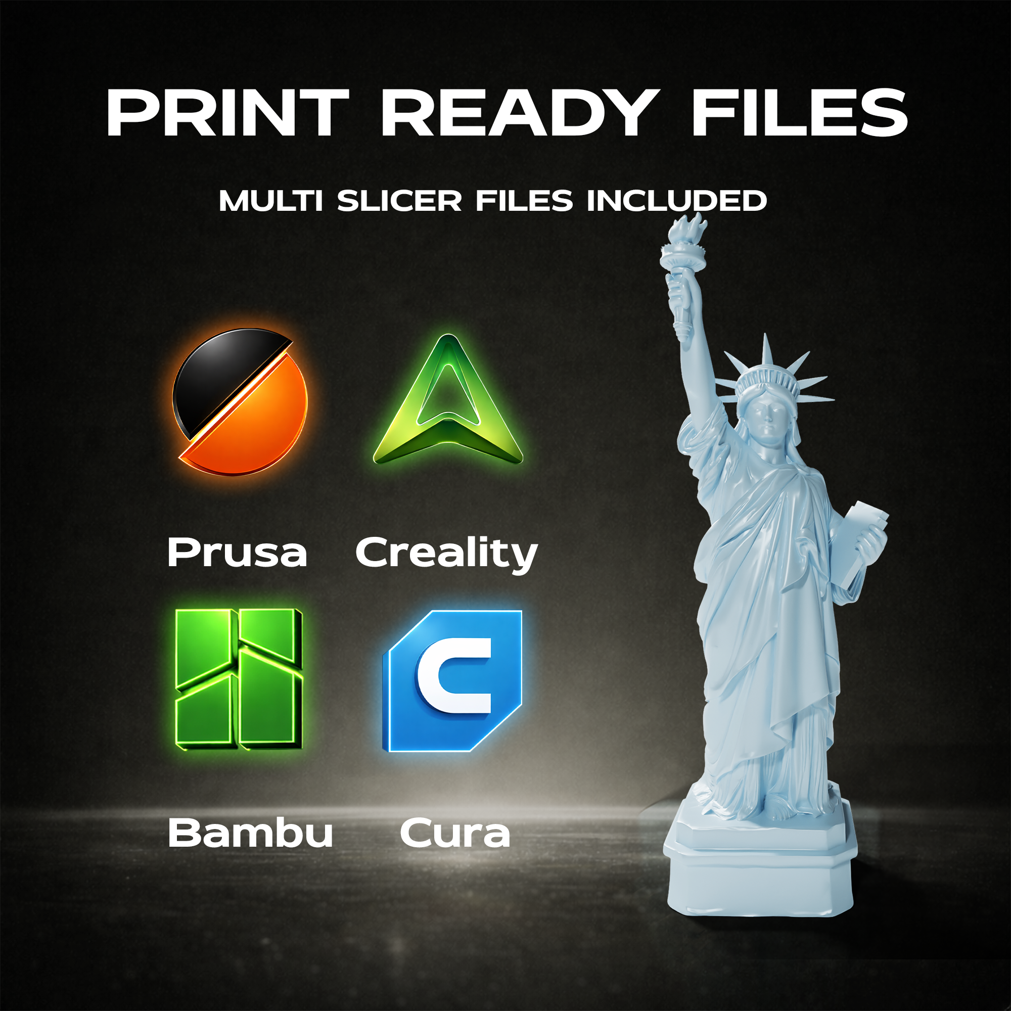Statue of Liberty Monument 3D Print Model
