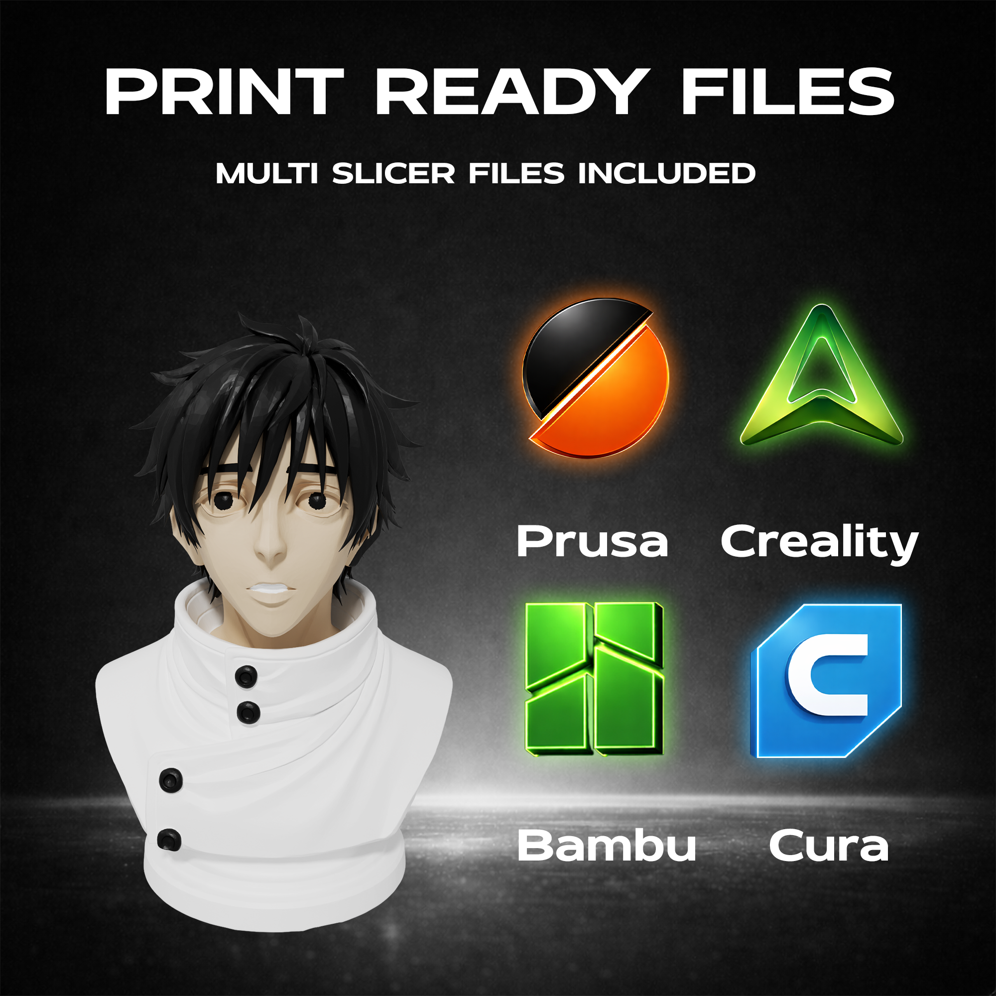 Yuta Okkotsu Bust 3D Print Model