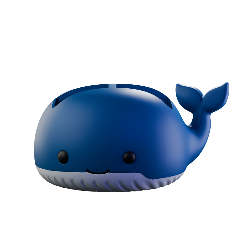 Whale Brush Holder