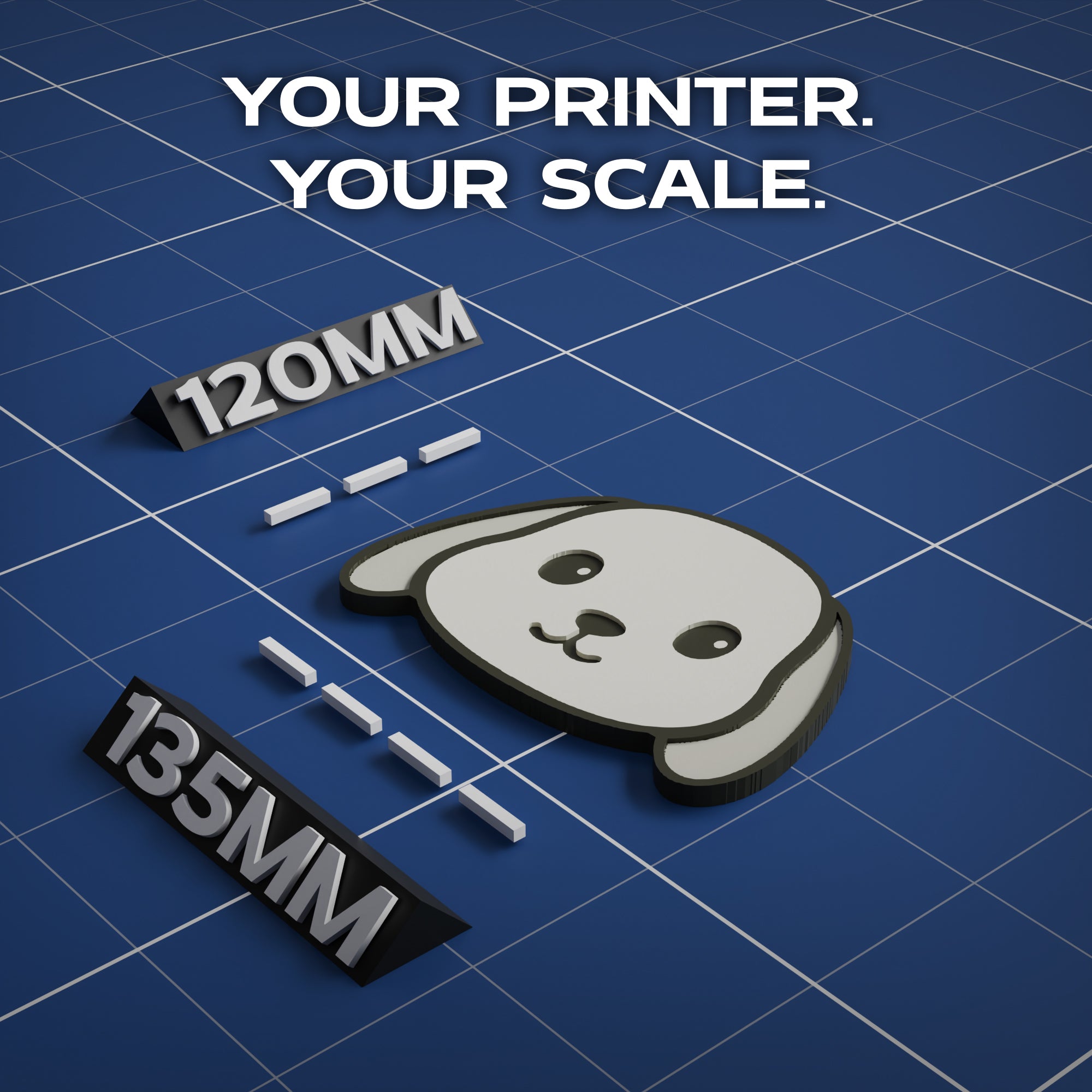 Holland Lop Rabbit Animal Coaster 3D Print Model