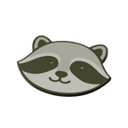 Northern Raccoon Animal Coaster 3D Print Model