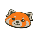 Red Panda Animal Coaster 3D Print Model